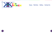 Tablet Screenshot of kidskornerdaynurseries.com